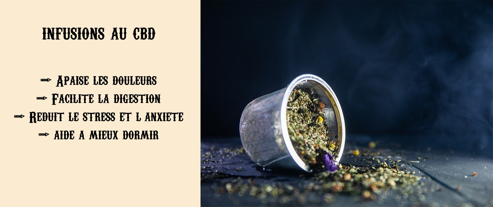 INFUSIONS AU CBD